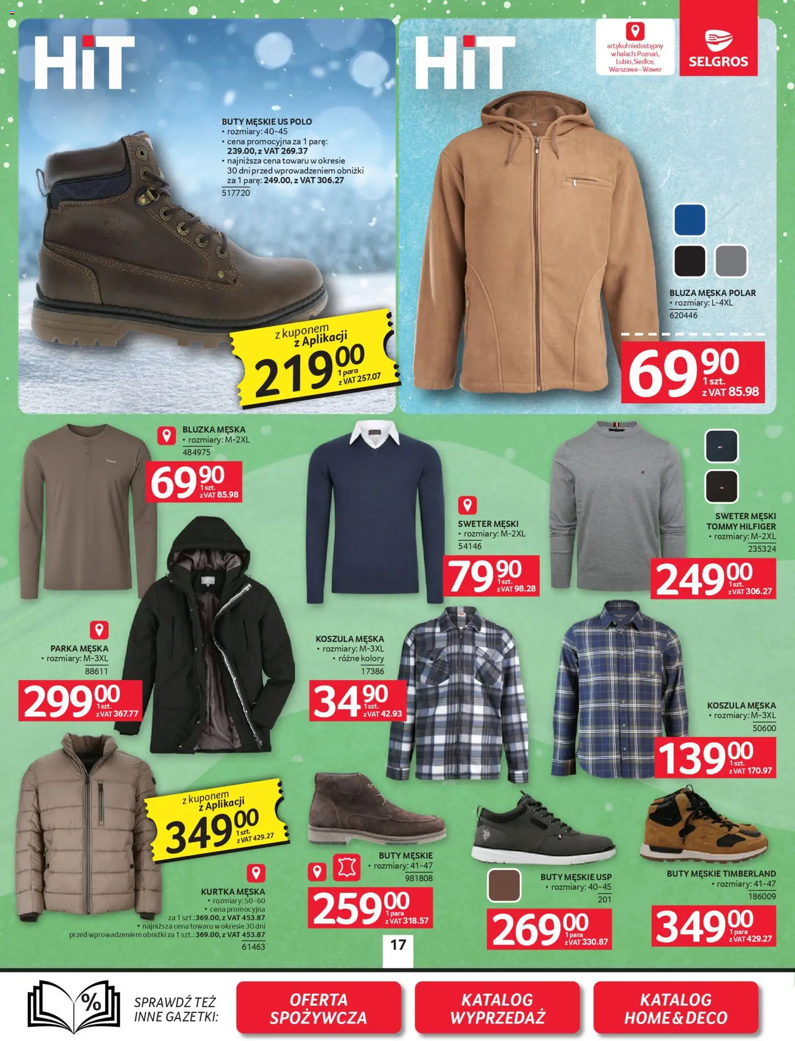 Selgros cash&carry Gazetka - Oferta przemysłowa od 08.01.2026 | Strona: 19 | Produkty: Koszula, Bluzka, Sweter, Kurtka