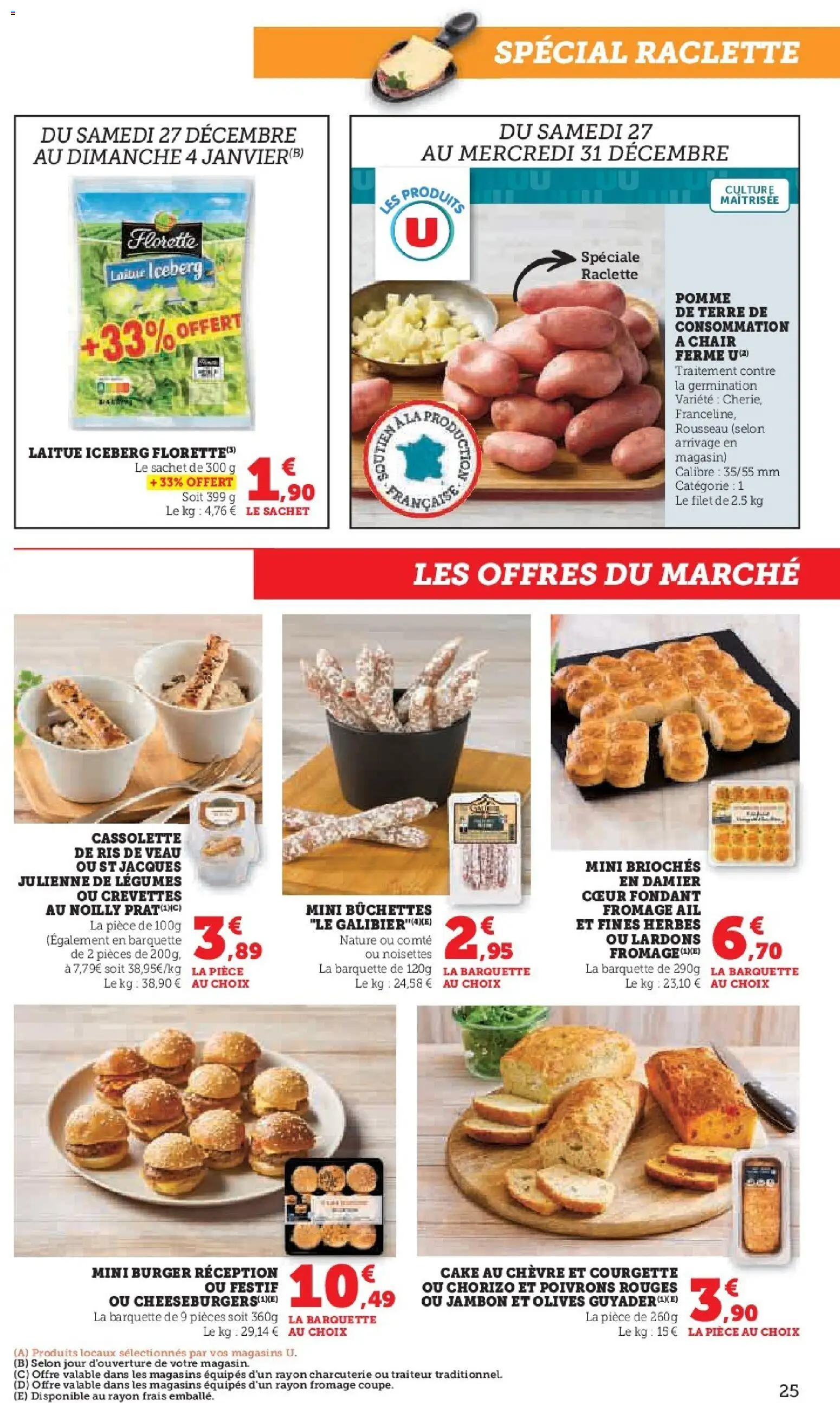 {H1} | Page: 25 | Produits: Ris de veau, Chorizo, Pomme de terre, Jambon