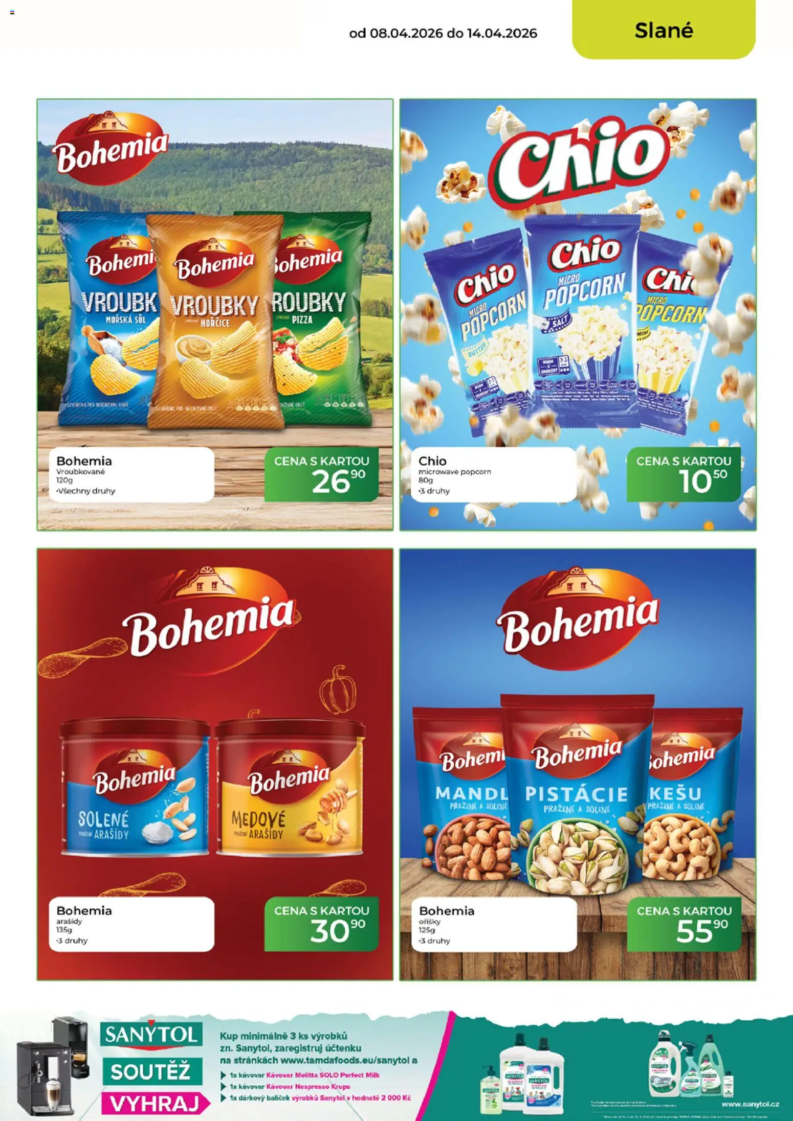 Tamda Foods leták od 08.04.2026 | Strana: 39 | Produkty: Arašídy, Kávovar, Popcorn, Nespresso