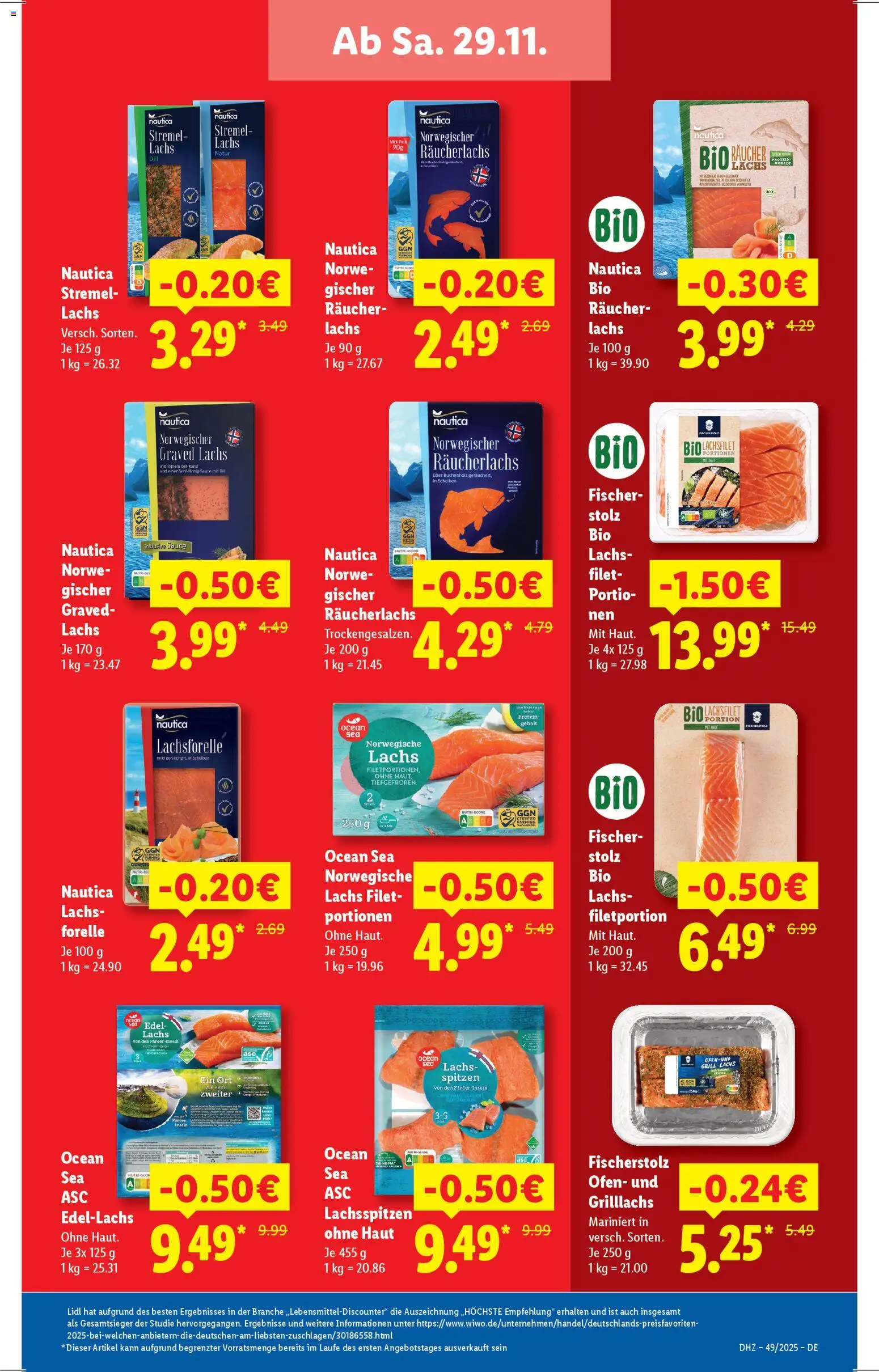 Lidl Prospekt Bestwig – gültig ab 01.12.2025 | Seite: 3 | Produkte: Ofen, Grill, Lachs, Räucherlachs