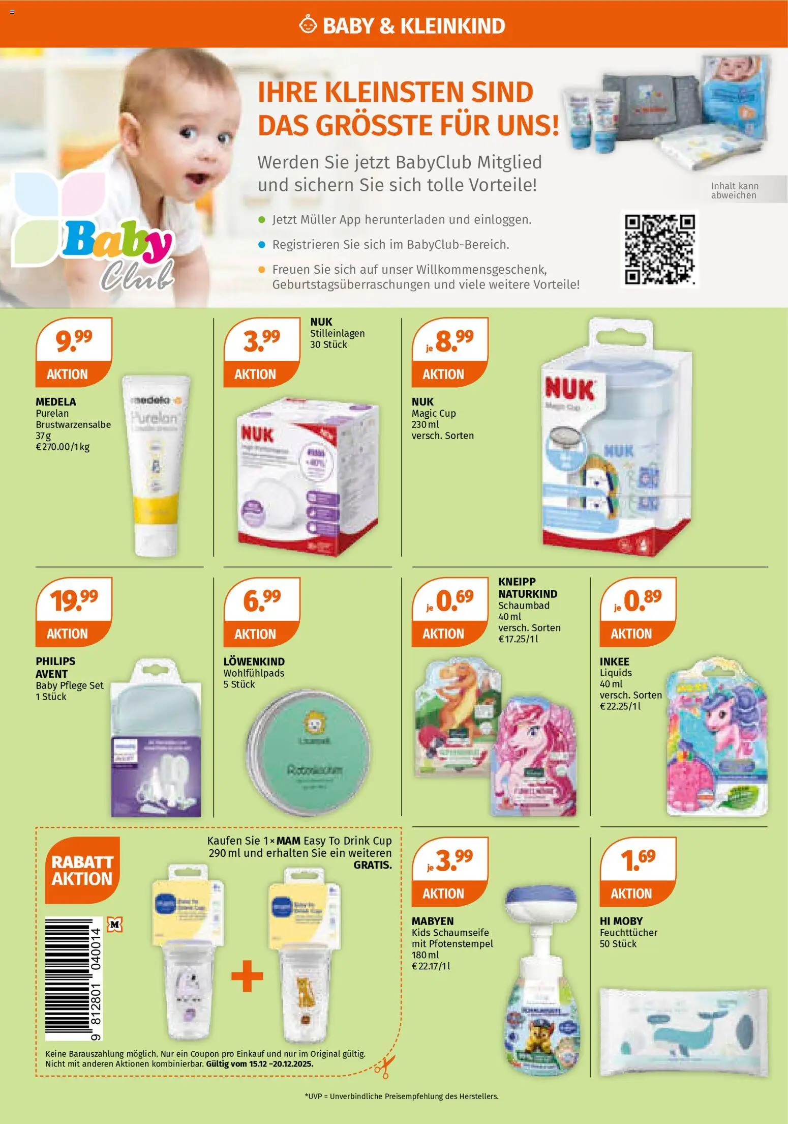 Müller Weihnachtsfreude schenken gültig ab 15.12.2025 | Seite: 14