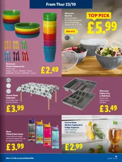 Preview of Lidl - Lidl Weekly valid from 23.10.2025 | Page: 19 | Products: Cutlery set, Kitchen, Bowl