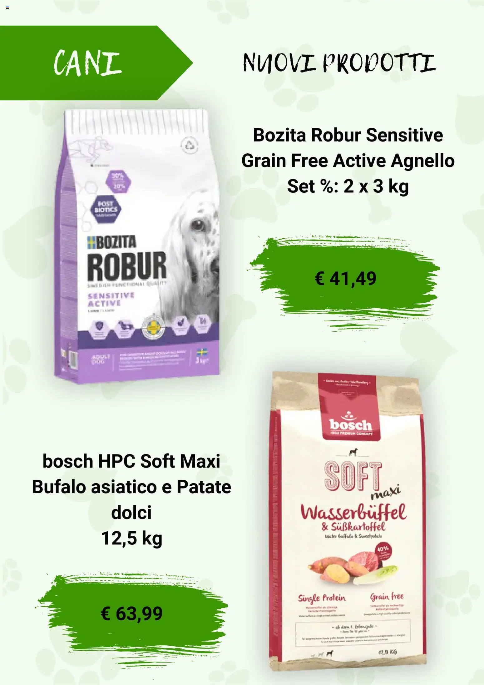 Volantino Zooplus del 27.10.2025 | Pagina: 2 | Prodotti: Patate, Agnello, Bufalo