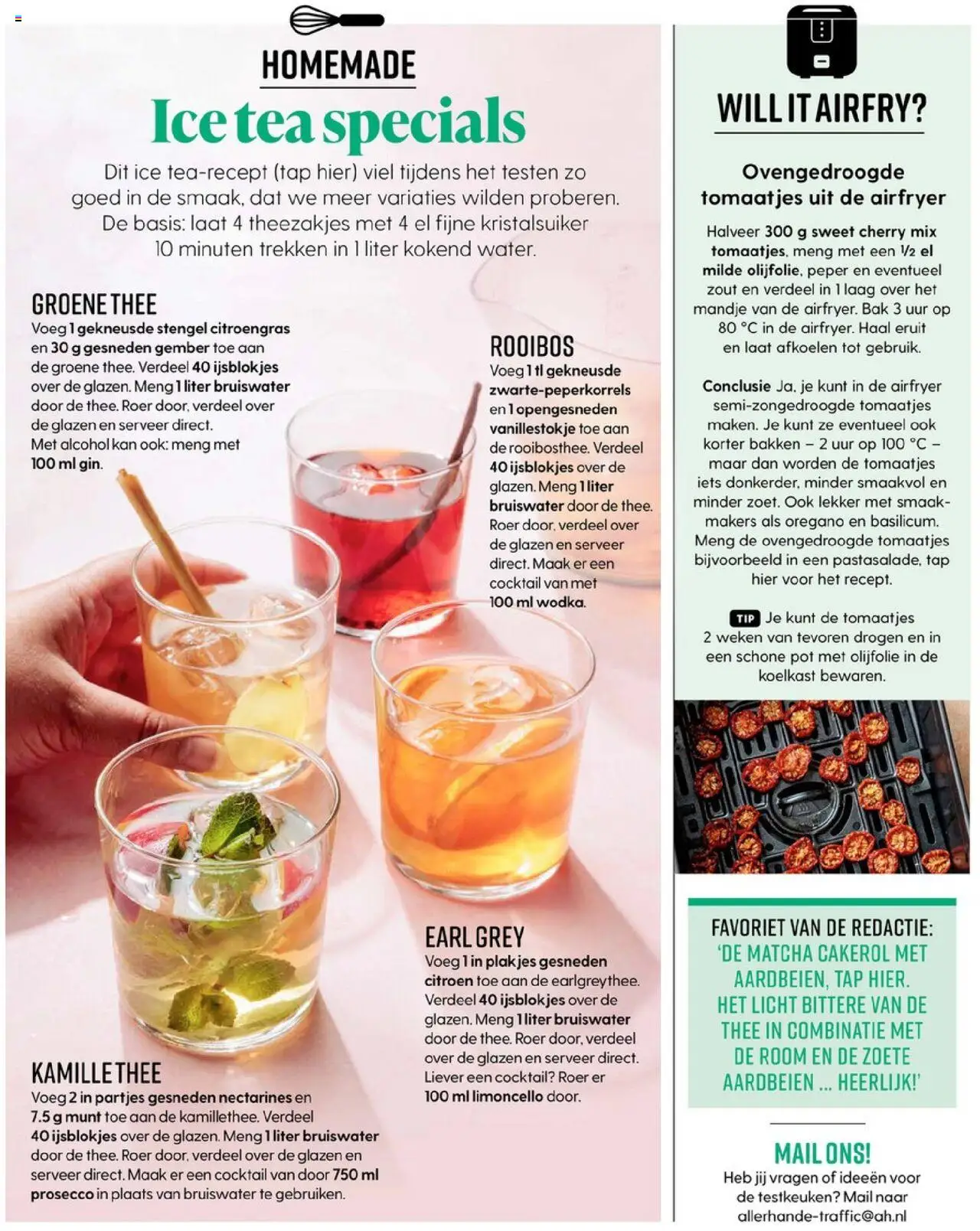  | Pagina: 92 | Producten: Nectarines, Munt, Olijfolie, Alcohol