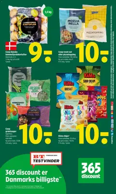 Coop 365 - Tilbudsavis gyldig fra 09.04.2026 | Side: 3 | Produkter: Pizza, Chips, Kartofler, Carpete