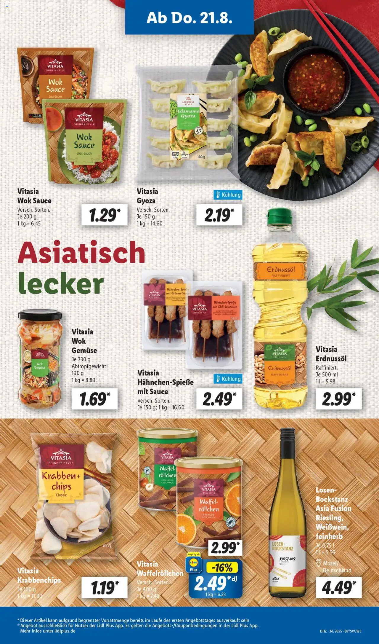 Lidl Prospekt Aarbergen	 - gültig ab dem 18.08.2025 | Seite: 49 | Produkte: Gemüse, Chips, Wok