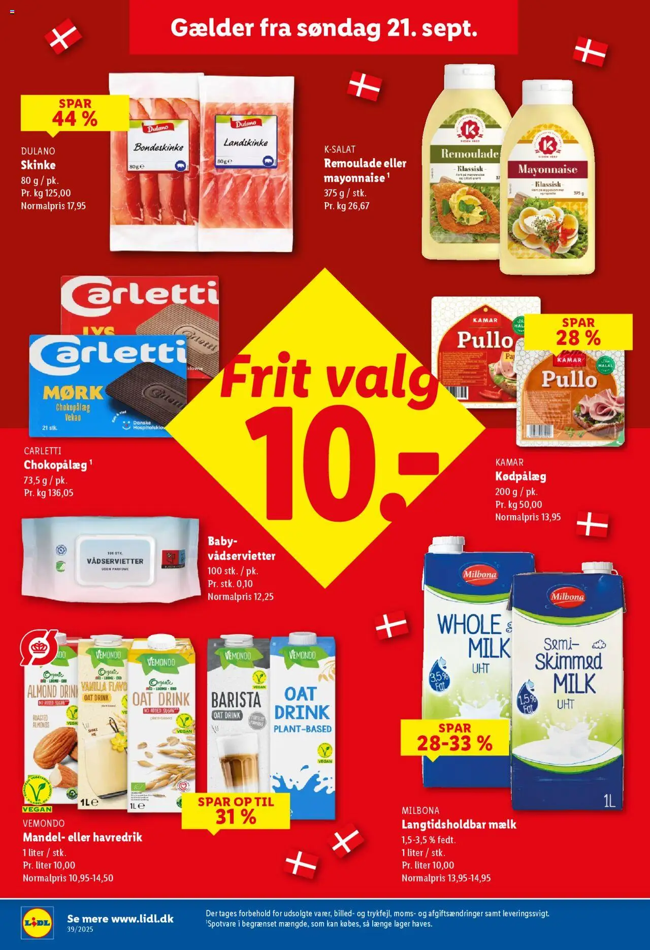 Lidl tilbudsavis – gyldig fra 21.09.2025 | Side: 7 | Produkter: Parfume, Mælk, Skinke, Remoulade