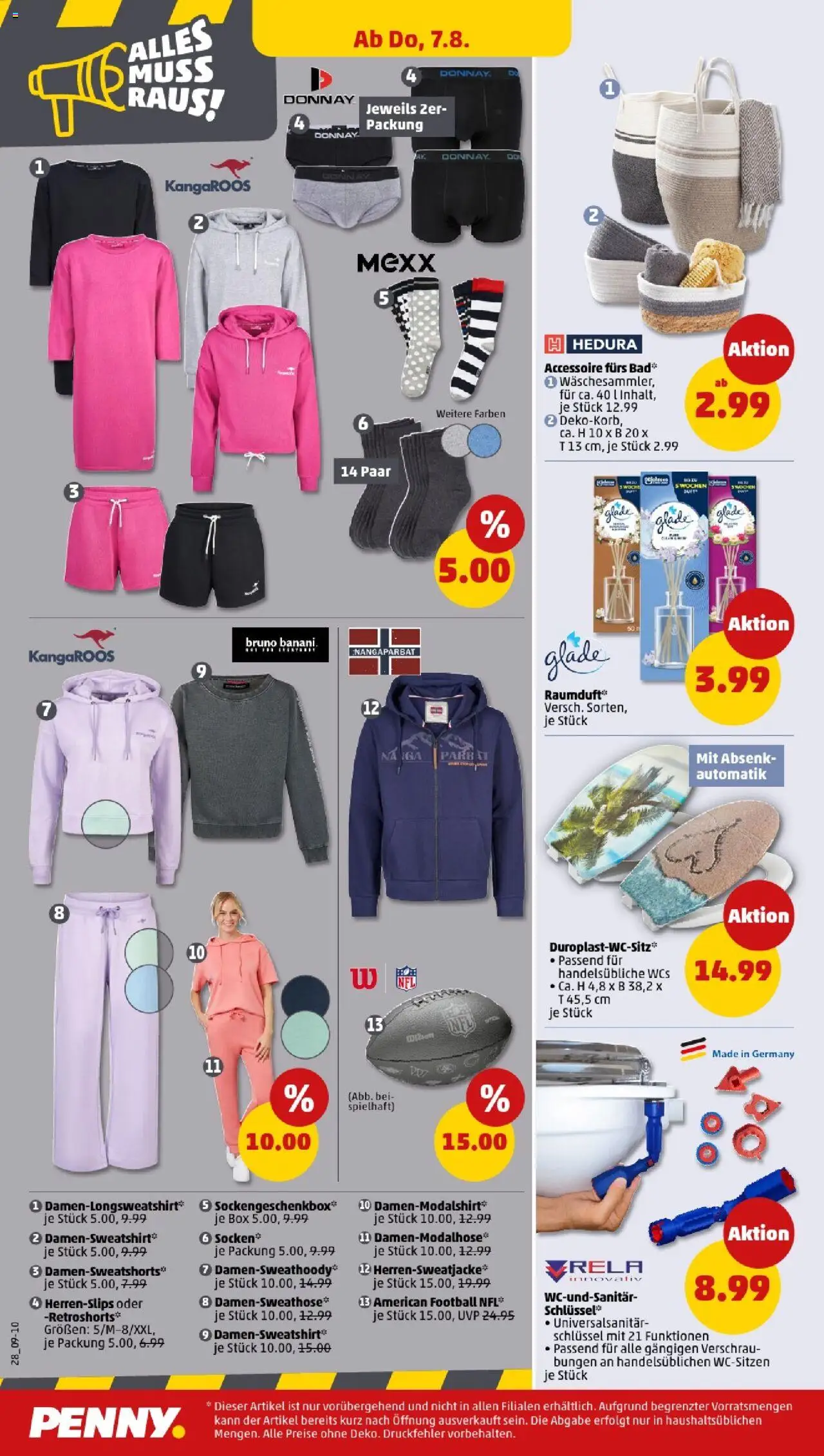 Penny - Nordrhein-Westfalen - gültig ab dem 04.08.2025 | Seite: 28 | Produkte: Box, Bad, Football