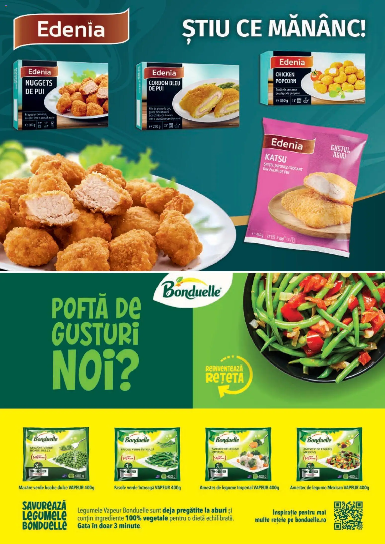 Noul catalog Mega Image – valabil de la 27.11.2025 | Pagină: 4 | Produse: Hacıyatmaz Kedi Oyuncağı, Cordon bleu, Fasole verde, Legume