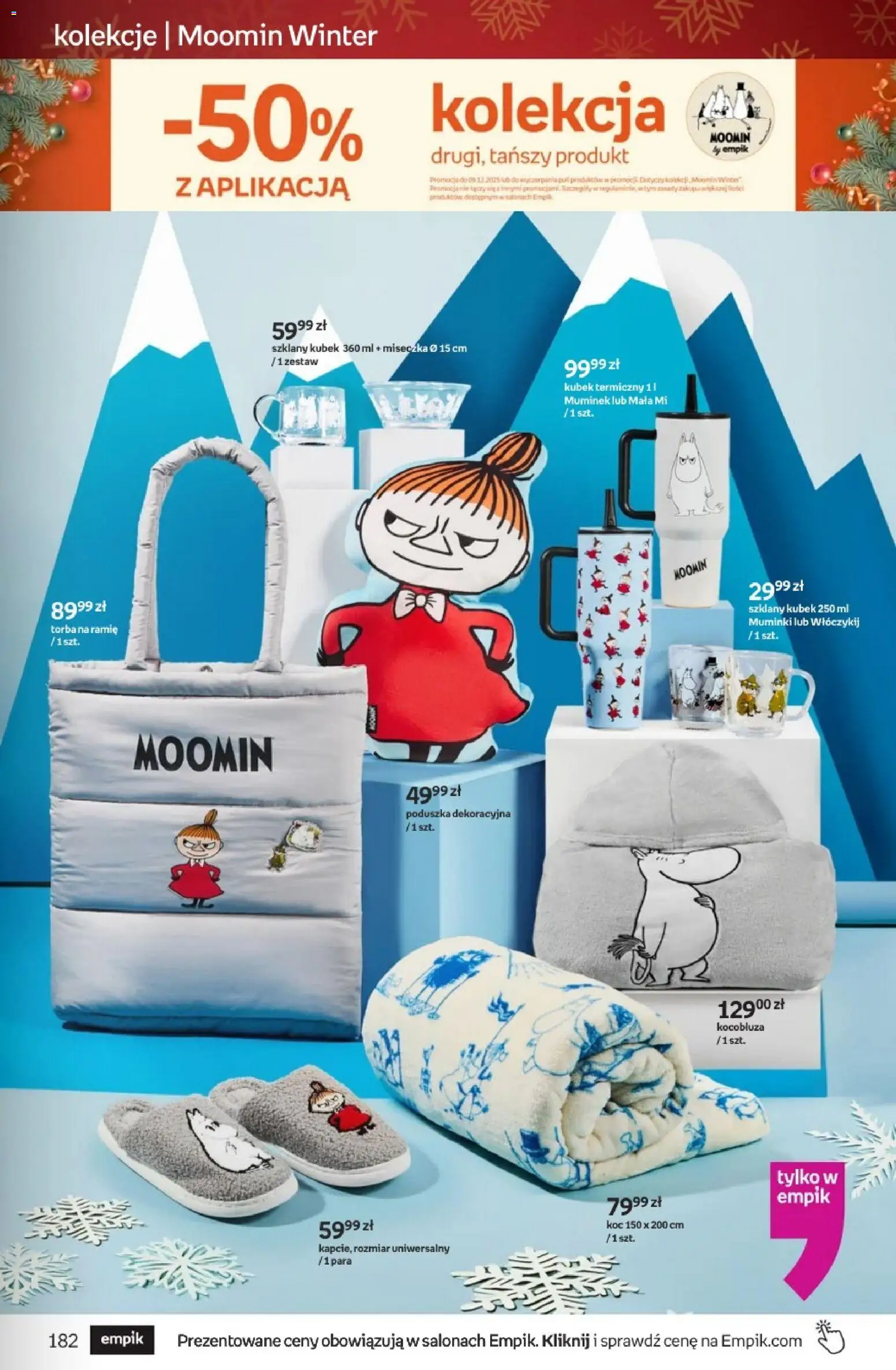 Empik promocje - Tom kultury Zabawki od 26.11.2025 | Strona: 59 | Produkty: Torba, Poduszka, Koc