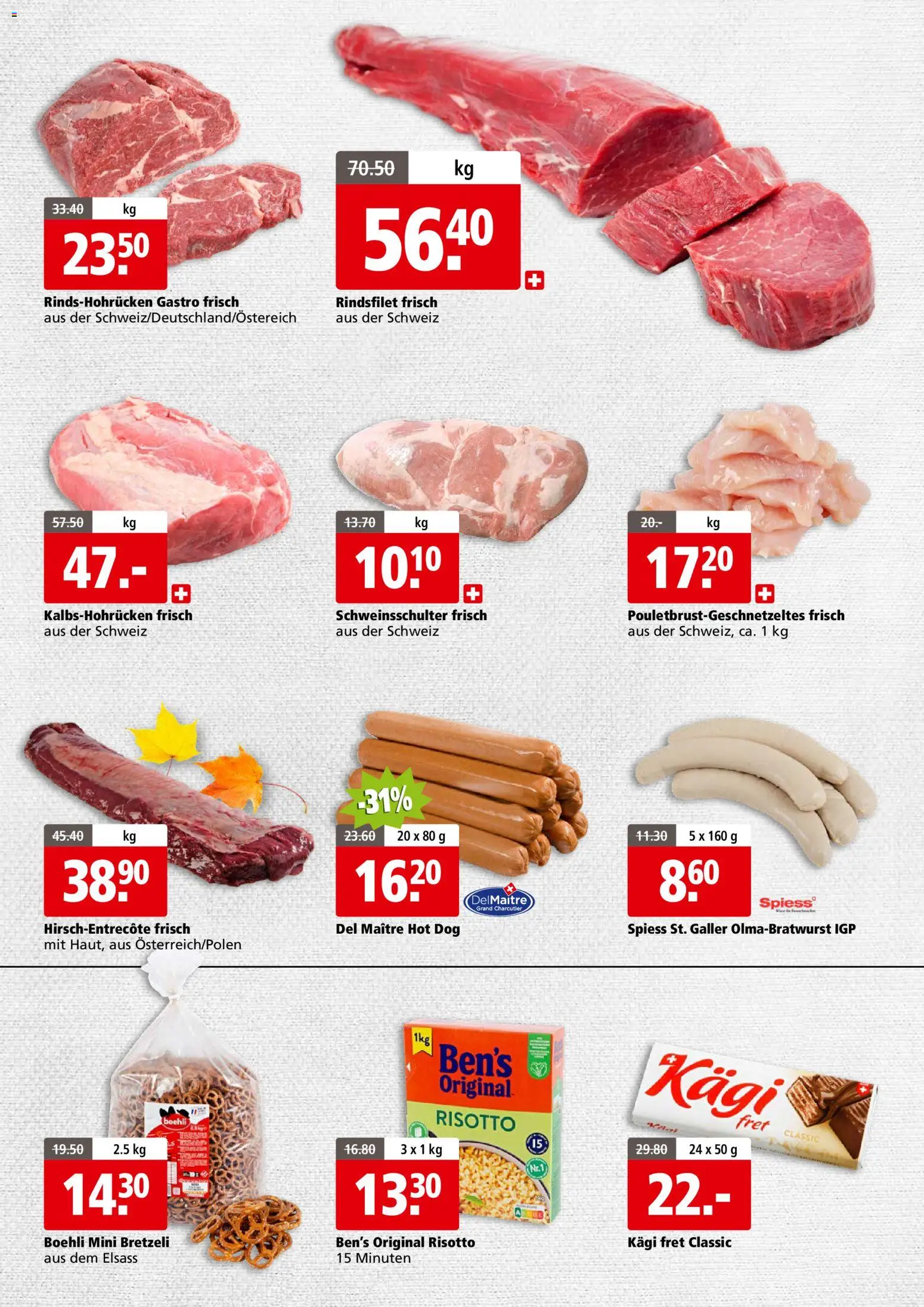 Aligro Aktionen Businesskunden - Schlieren, Gossau SG, Frauenfeld, Rapperswil-Jona, Sargans, Bern, Brüttisellen, Pratteln, Emmen, Spreitenbach – gültig ab 10.11.2025 | Seite: 3