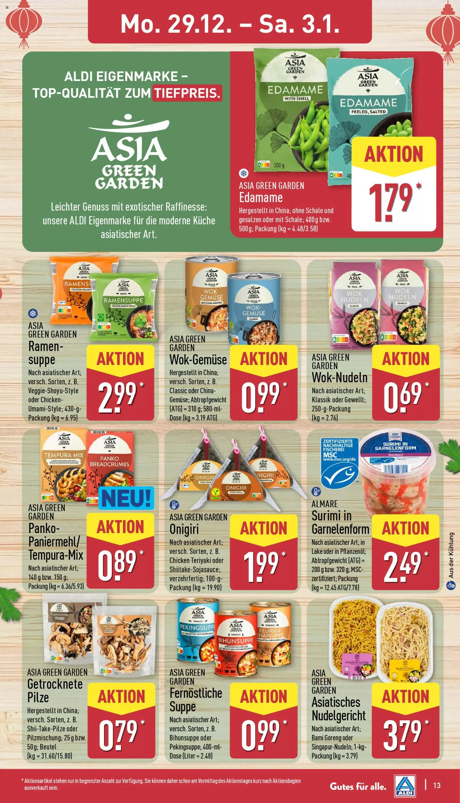 Aldi Prospekt 	 – gültig ab 29.12.2025 | Seite: 13