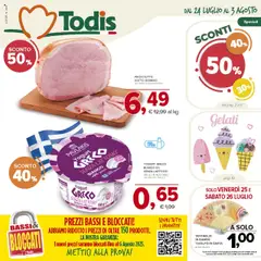 Anteprima del volantino Todis Abruzzo - Marche - Molise catalogo valido a partire dal 24.07.2025