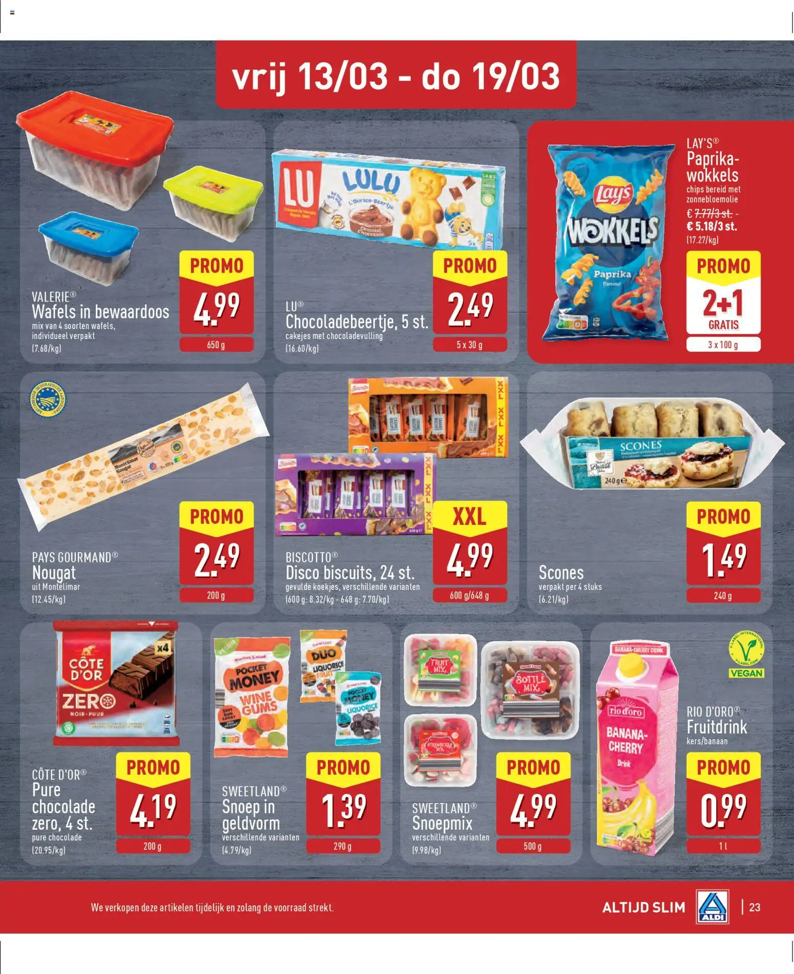 {H1} | Pagina: 23 | Producten: Chips, Fruit, Snoep, Chocolade