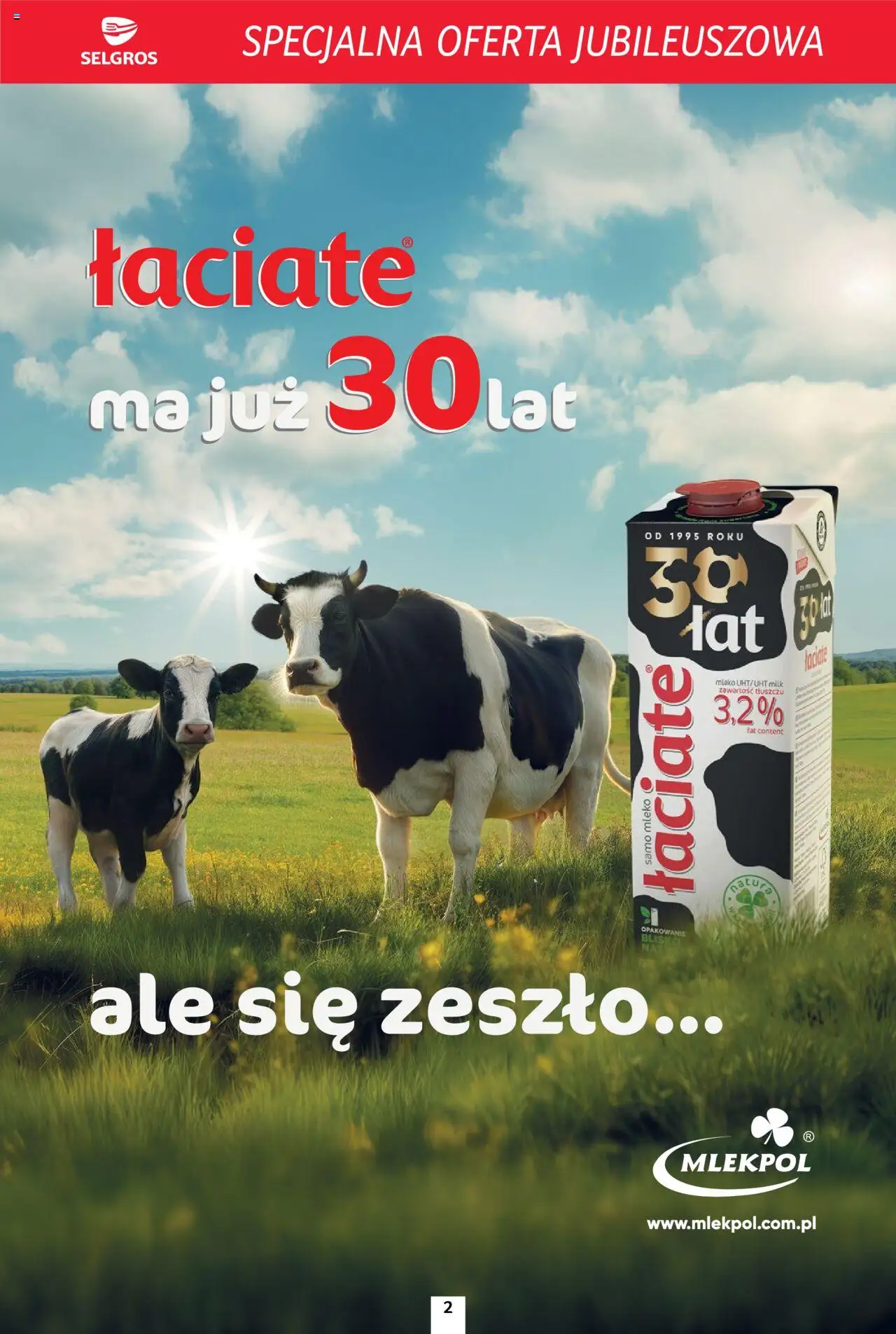 Selgros cash&carry Gazetka - Specjalna oferta jubileuszowa od 23.10.2025 | Strona: 2 | Produkty: Mleko