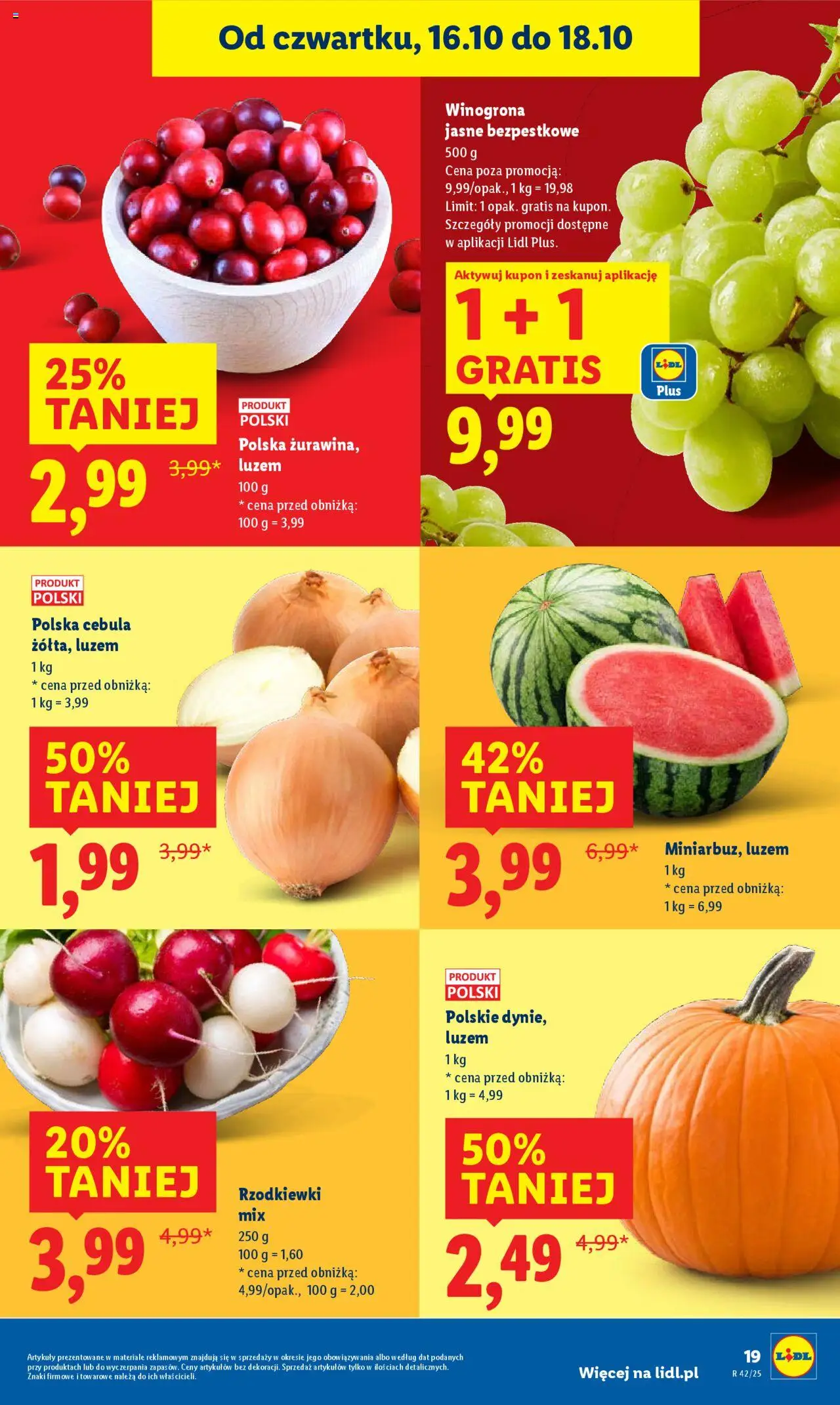 Lidl Gazetka od 16.10.2025 | Strona: 23 | Produkty: Winogrona