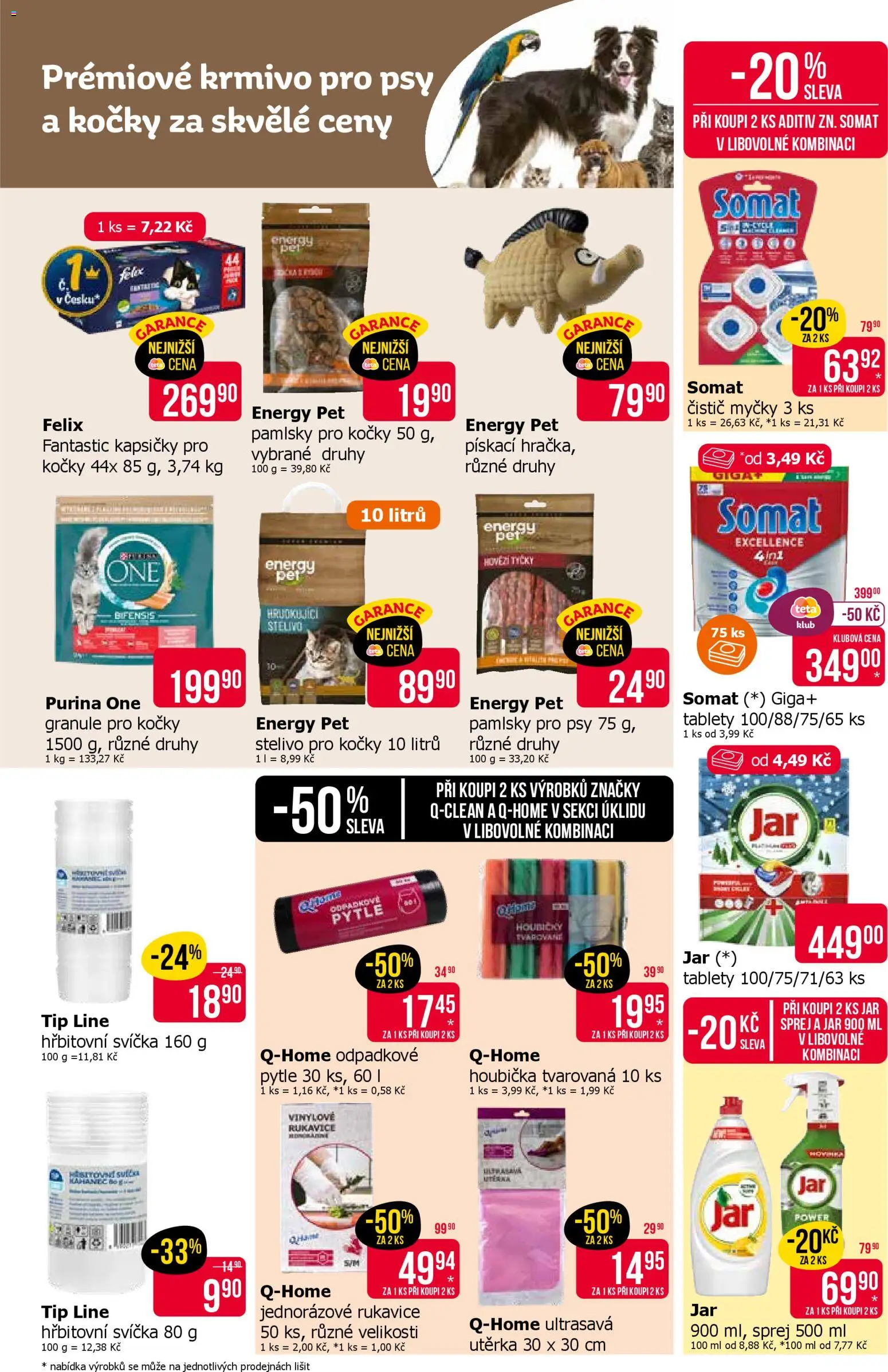 TETA Drogerie leták od 04.12.2025 | Strana: 20 | Produkty: Hovězí, Stelivo pro kočky, Rukavice, Purina one