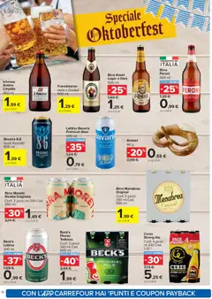 Volantino Carrefour del 15.09.2025 | Pagina: 12 | Prodotti: Birra, Tè, Birra Moretti, Ceres