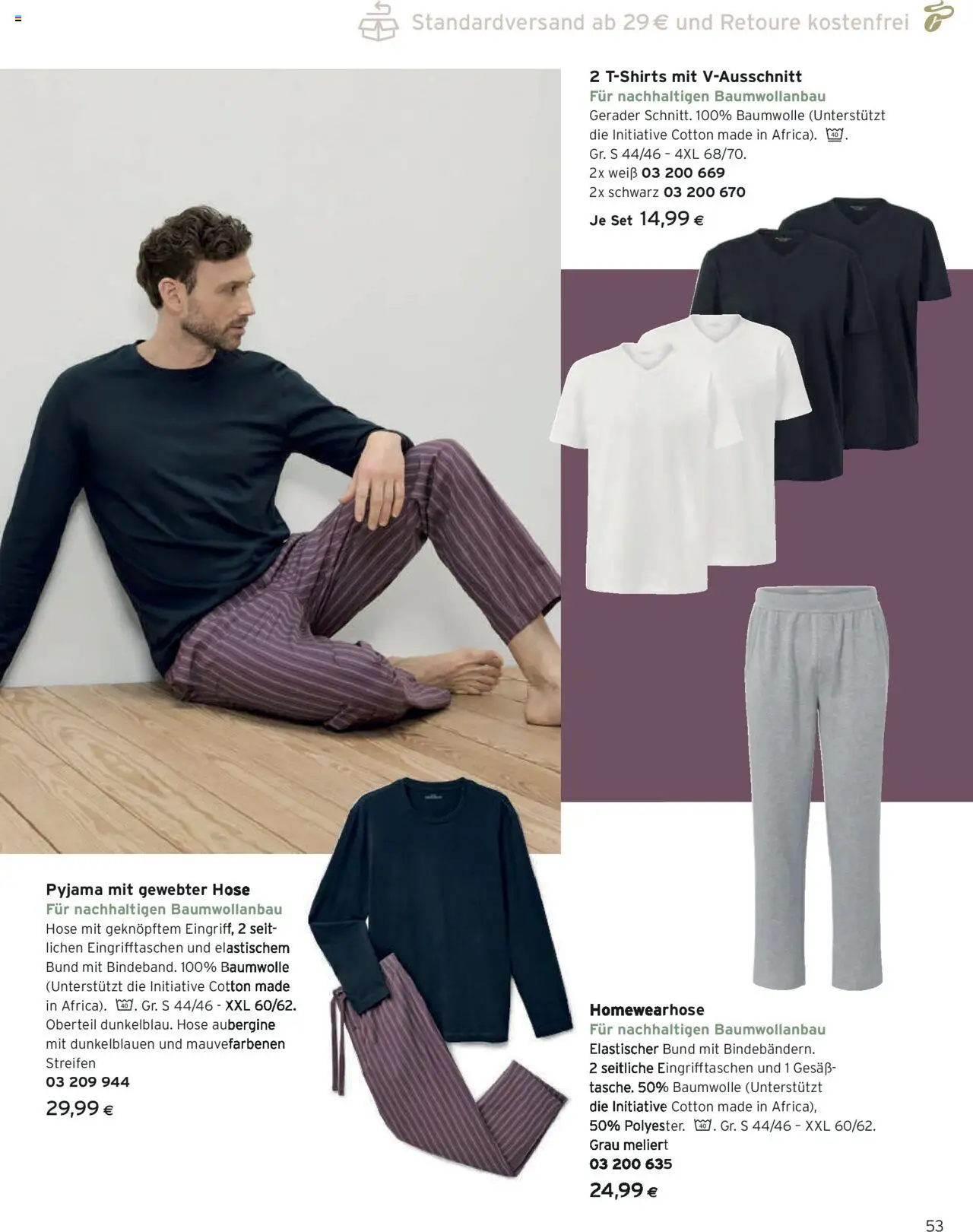 Tchibo Eduscho Katalog Herbst 2025 gültig ab 12.09.2024 | Seite: 53 | Produkte: Hose, Pyjama, Aubergine