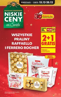 Pogląd oferty "Biedronka gazetka" - ważna od 15.12.2025 | Strona: 15 | Produkty: Karta, Praliny, Ferrero rocher