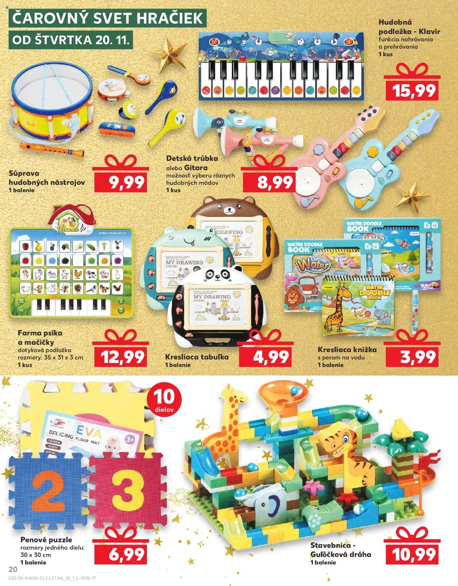 Kaufland SK akciós ujság - amely érvényes a következő dátumtól: 06.11.2025 | Oldal: 20 | Termékek: Puzzle