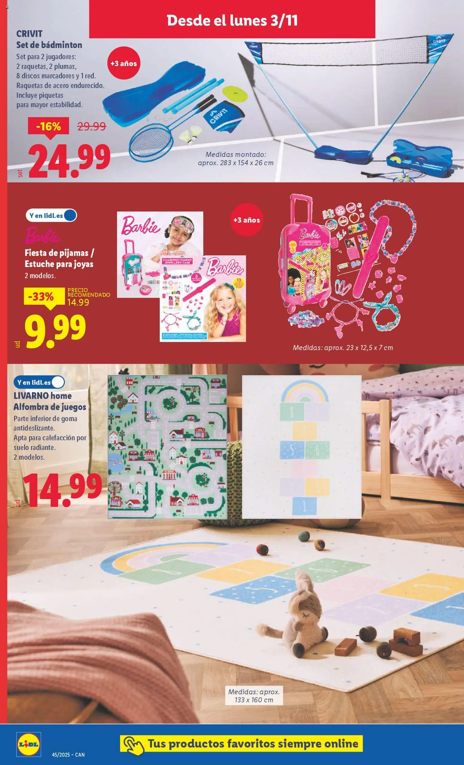 Lidl - Canarias  │ válido desde el 03.11.2025 | Página: 10 | Productos: Alfombra