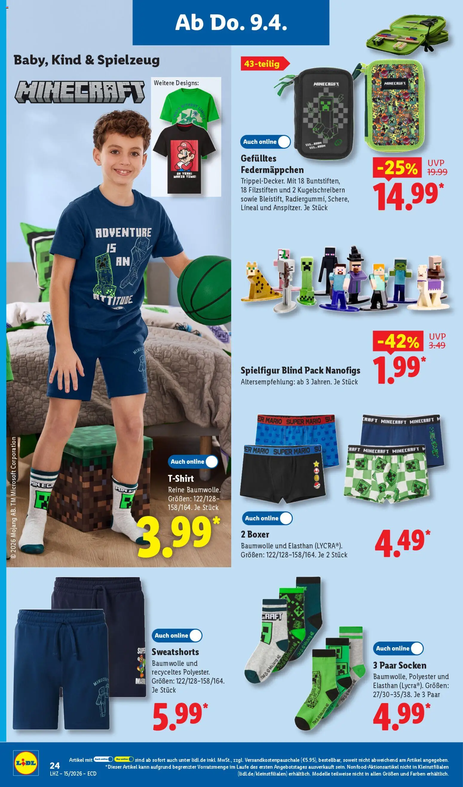 Lidl Německo leták - Exklusive Vorschau od 07.04.2026 | Strana: 24 | Produkty: Raft