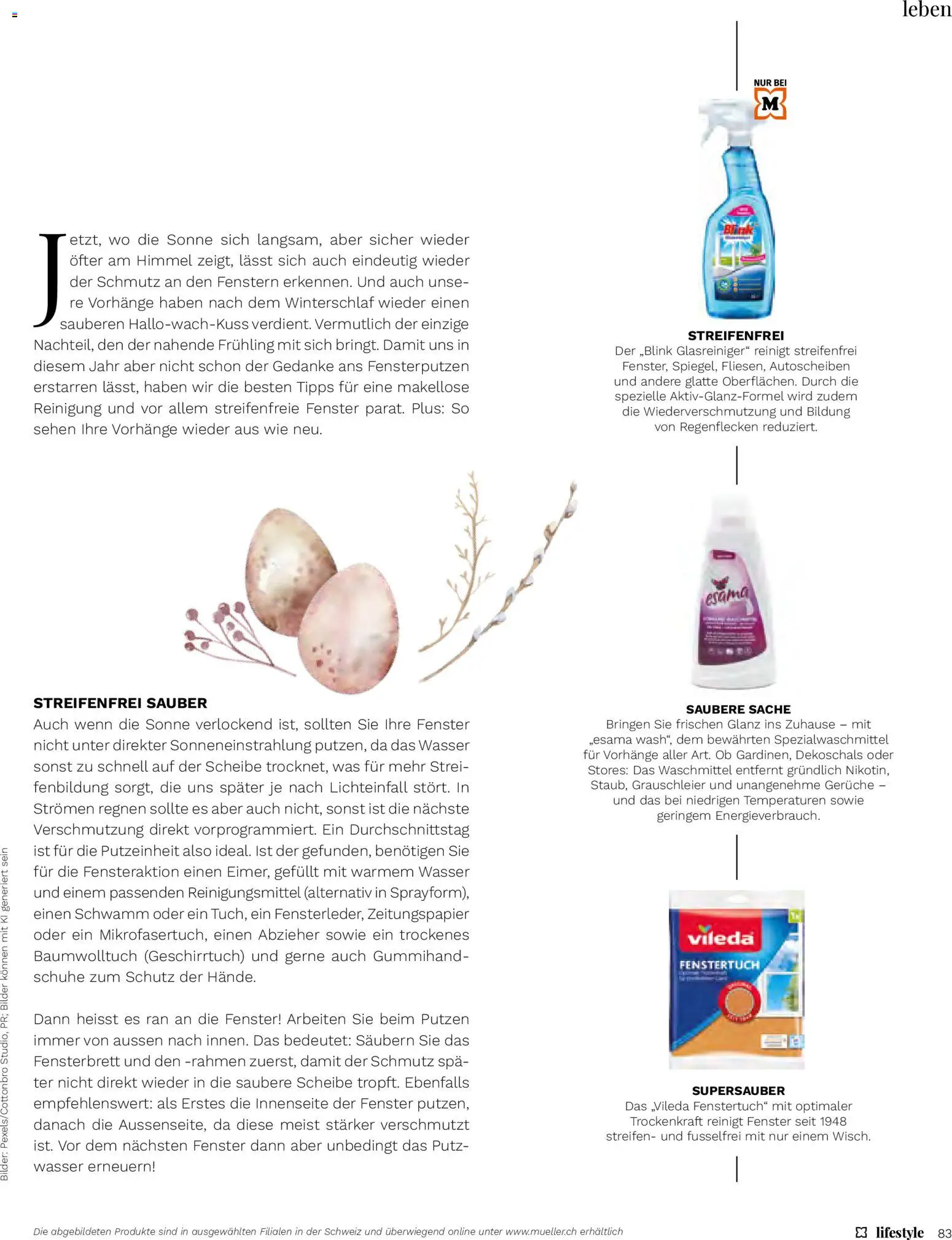 Müller aktionen Magazin – gültig ab 01.03.2026 | Seite: 83 | Produkte: Waschmittel, Wasser, Sehen, Bilder