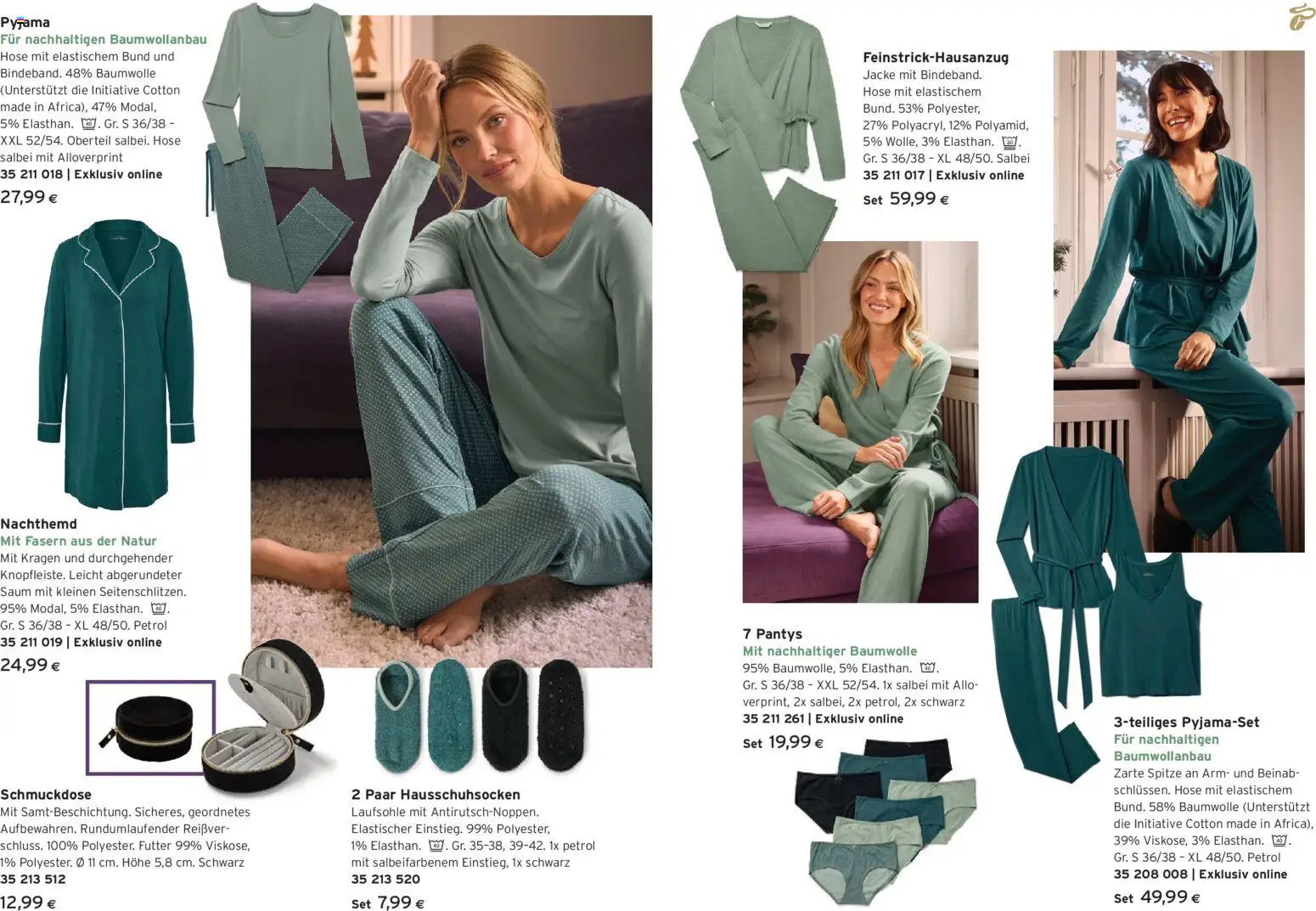 Tchibo Eduscho  Tchibo Magazin gültig ab 19.11.2025 | Seite: 19 | Produkte: Jacke, Hose, Pyjama
