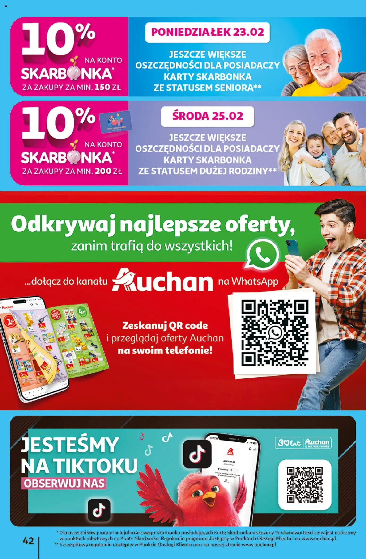 Auchan Gazetka - 30 Lat Hipermarket od 19.02.2026 | Strona: 42