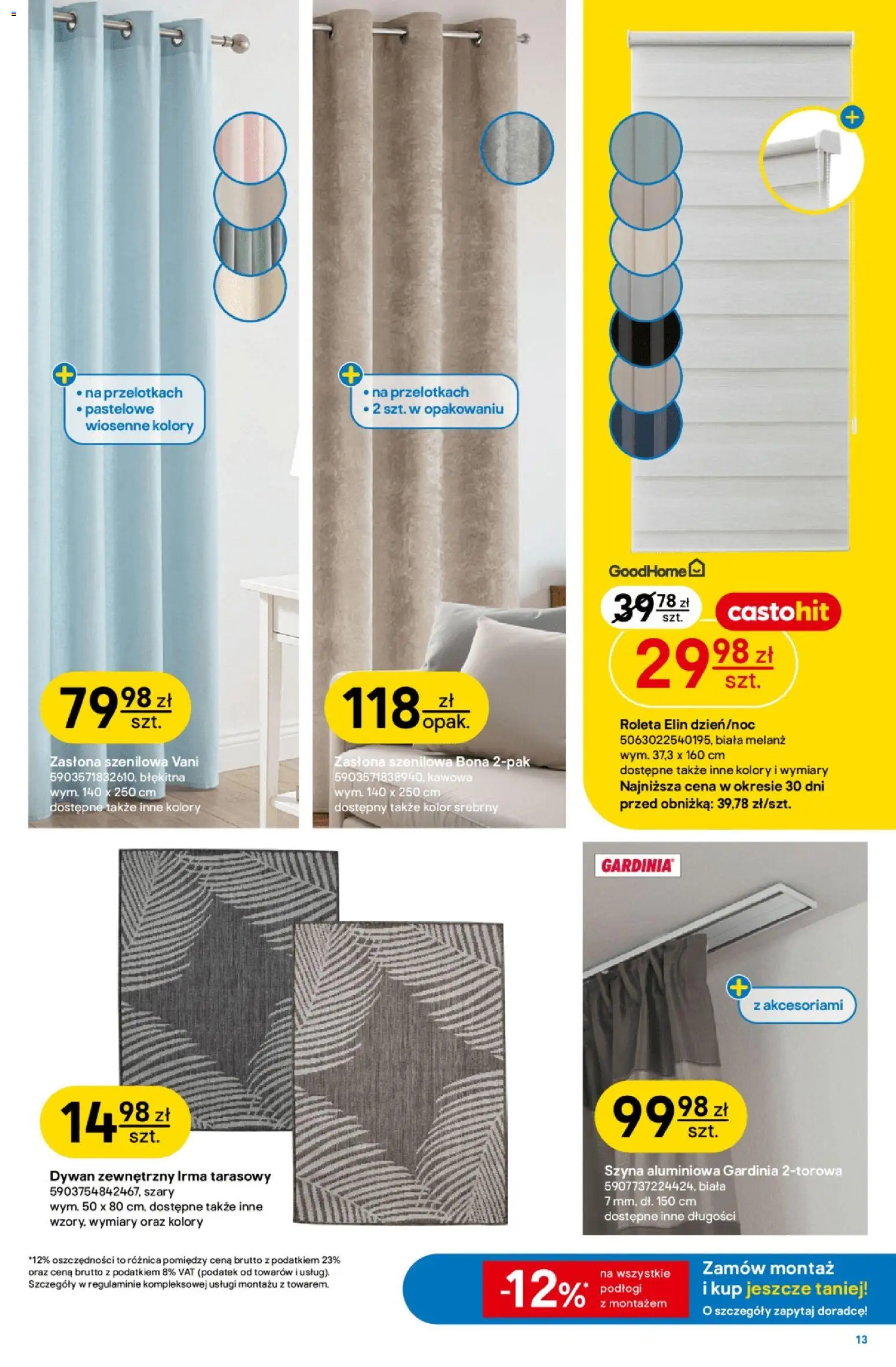 Castorama gazetka od 18.03.2026 | Strona: 14 | Produkty: Dywan