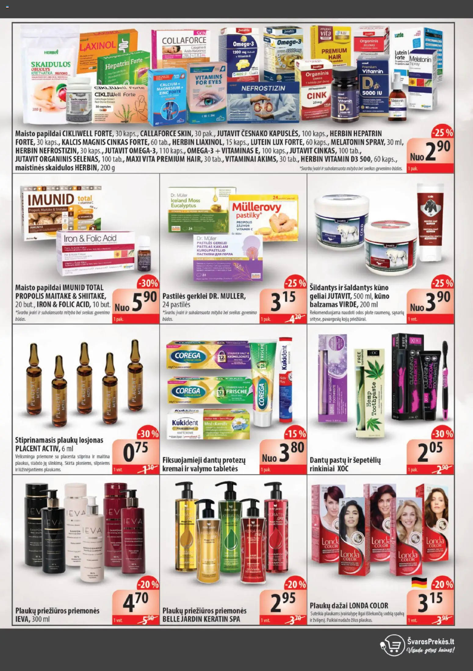 Švaros Prekés akcijos nuo 01.03.2026 | Puslapis: 2 | Prekių: Balzamas