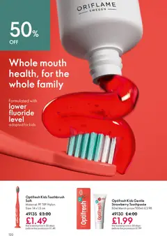 Preview of Oriflame - Offers valid from 15.04.2026 | Page: 120 | Products: Toothpaste, Strawberry