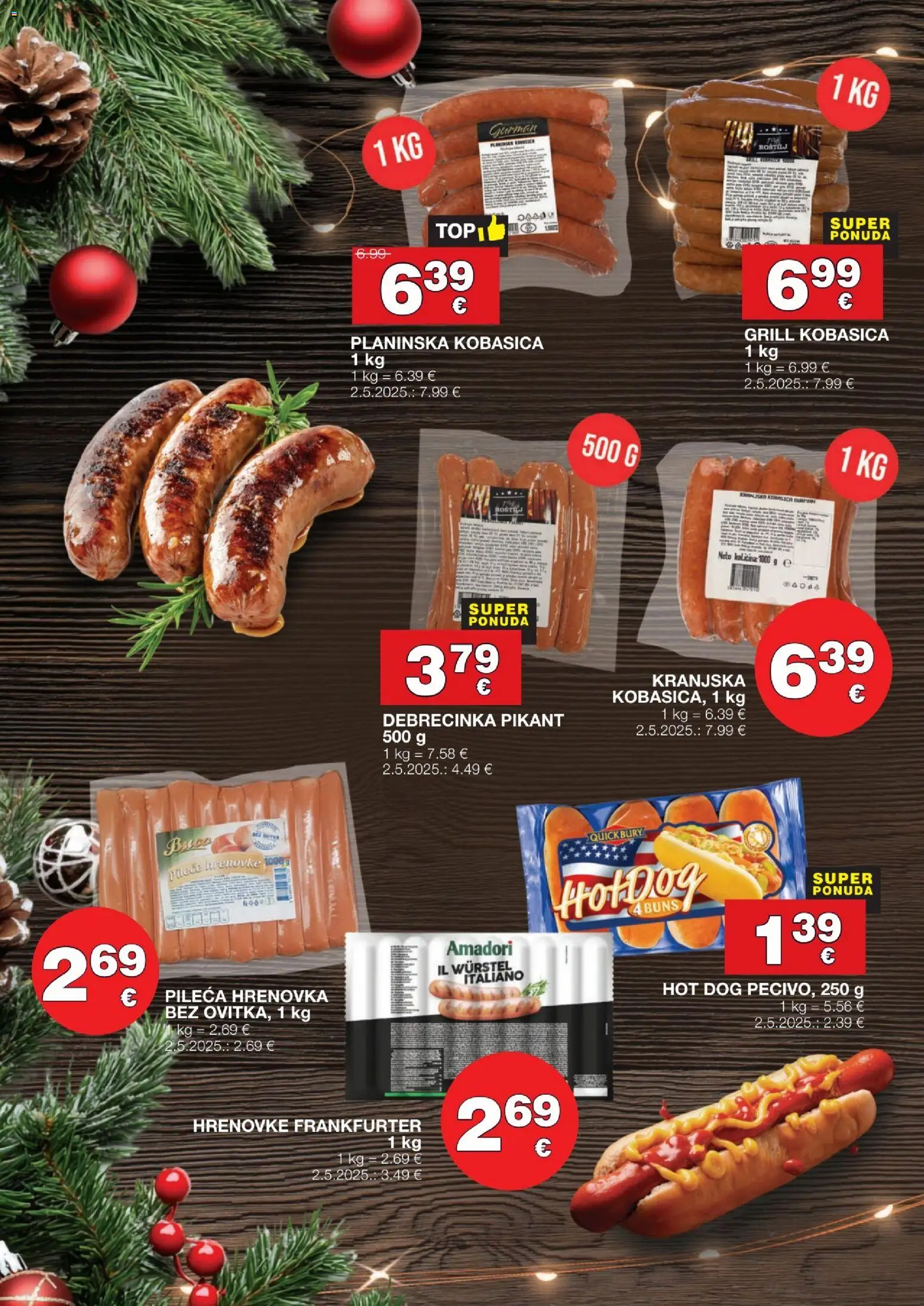 Stanić Diskont katalog | vrijedi od 20.11.2025 | Stranica: 2 | Proizvodi: Roštilj, Hrenovke, Kobasica