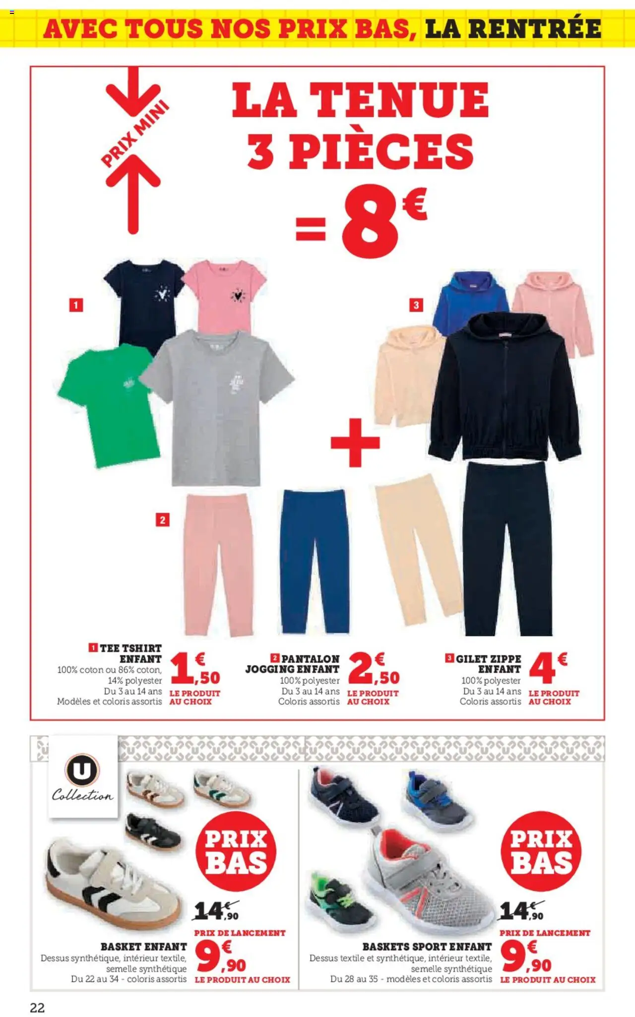  | Page: 22 | Produits: Coton, Gilet, Pantalon, Baskets
