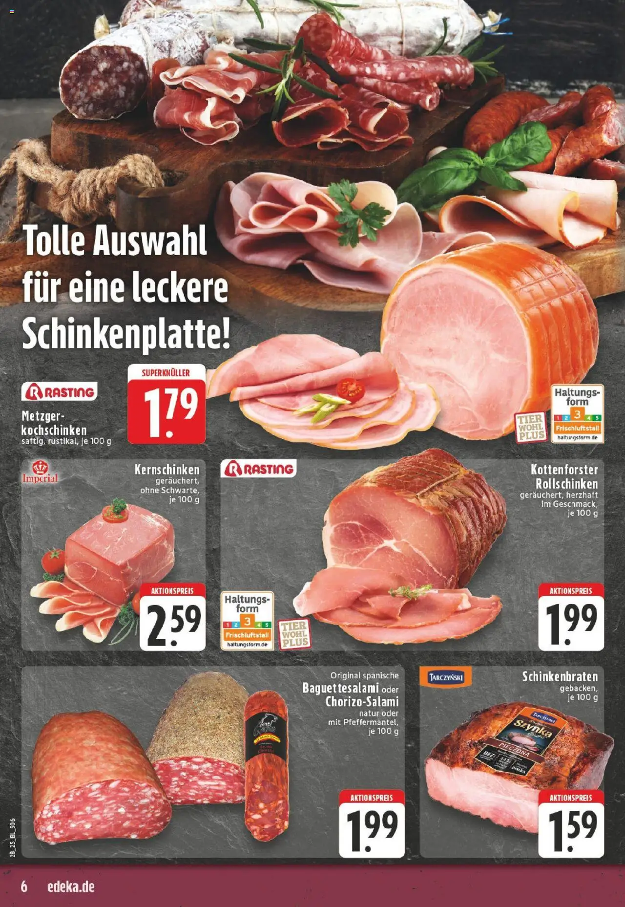 Edeka prospekt Dortmund	 - gültig ab dem 06.07.2025 | Seite: 6 | Produkte: Salami