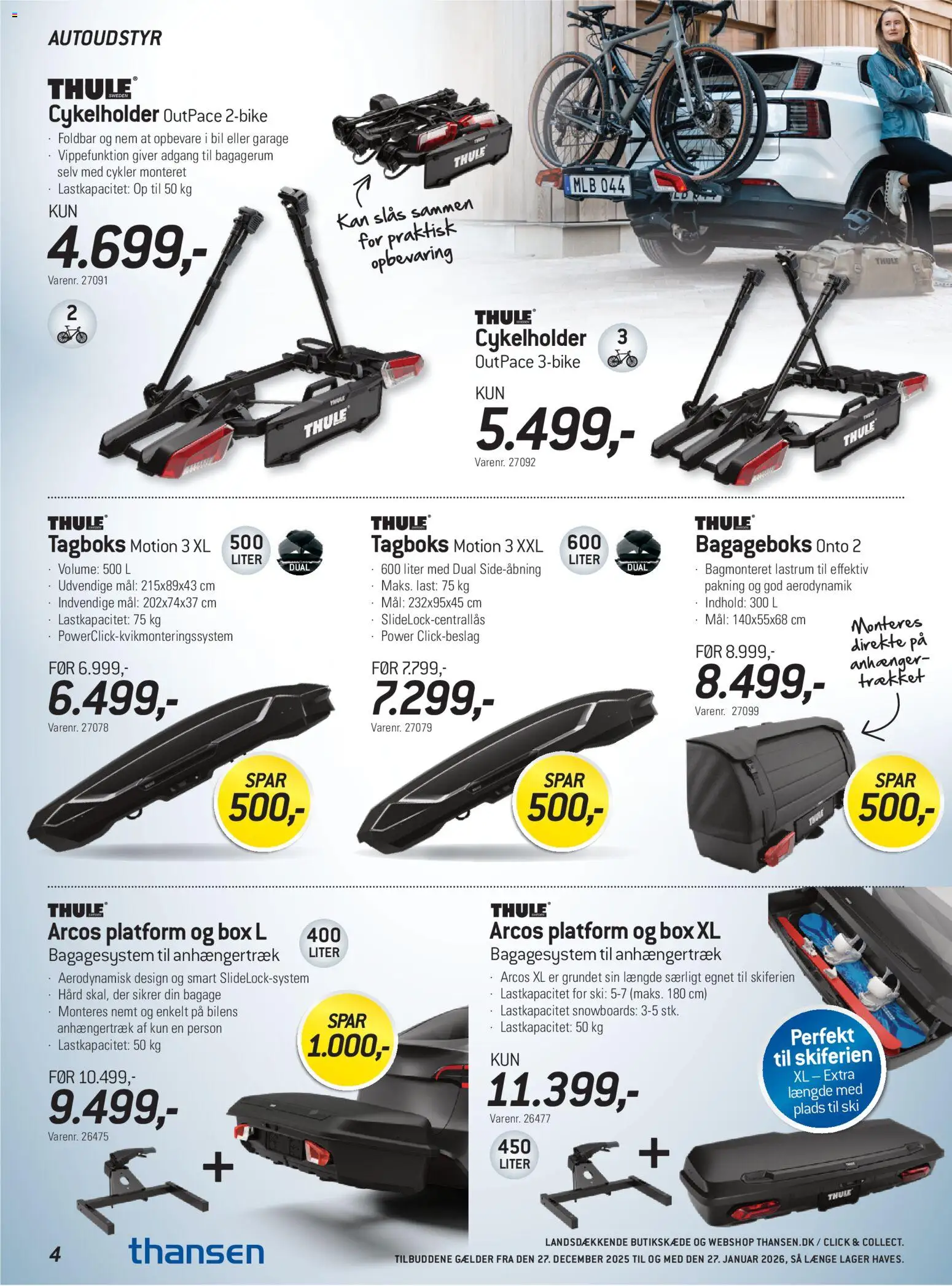Thansen tilbudsavis – gyldig fra 27.12.2025 | Side: 4 | Produkter: Bagage