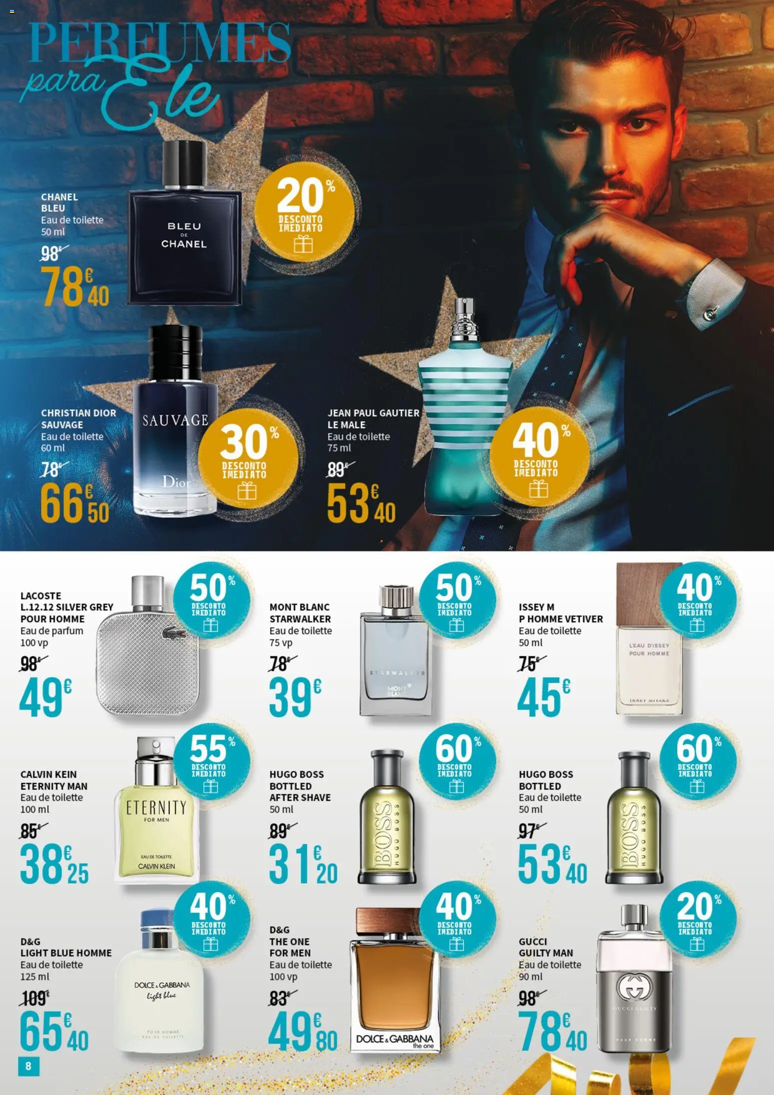 E.Leclerc - Folheto Parapharmacie Caldas da Rainha │ válido de 16.12.2025 | Página: 8 | Produtos: Perfumes, Eau de toilette