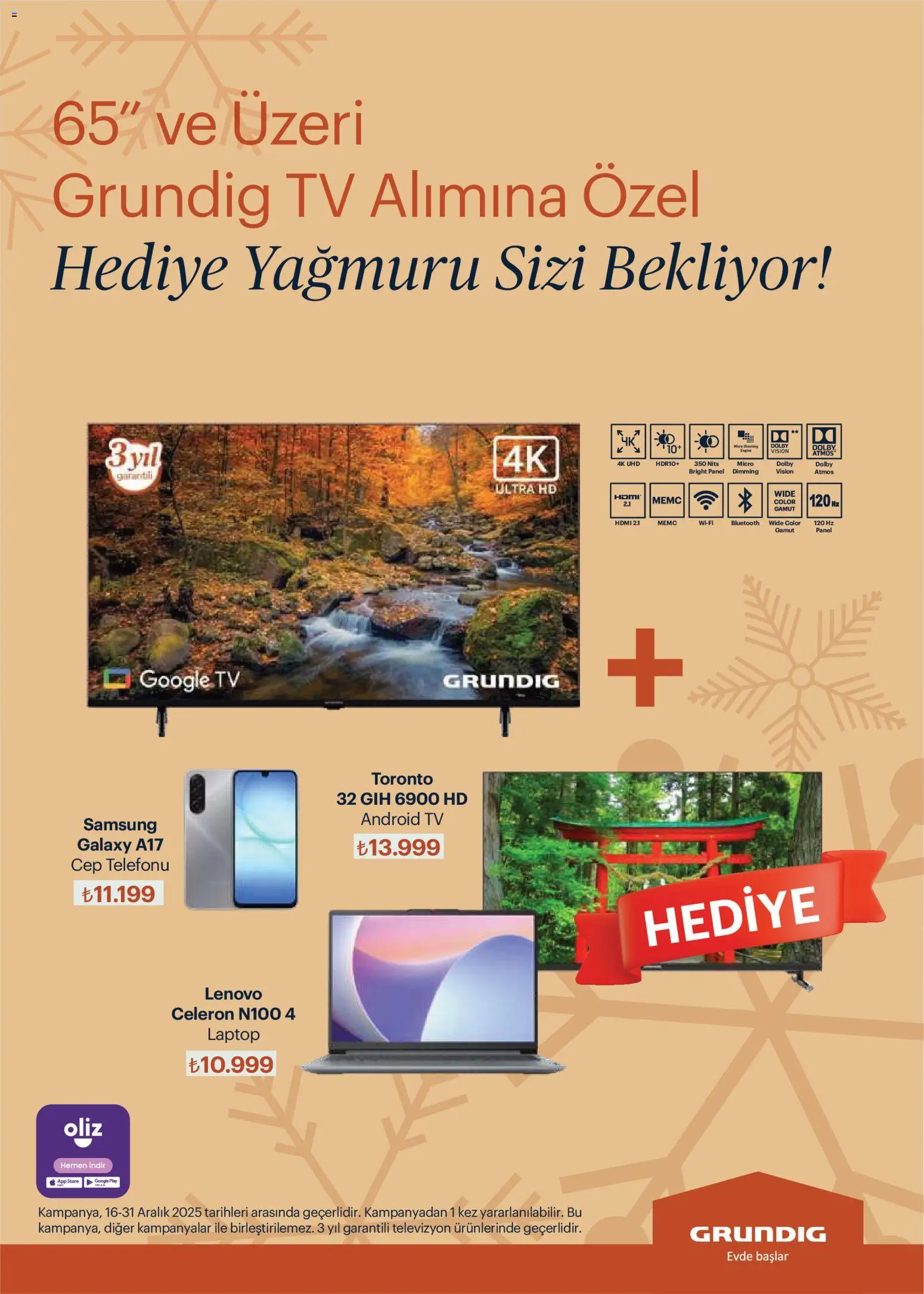 Arçelik Katalog - 16.12.2025 tarihinden itibaren geçerlidir | Sayfa: 96 | Ürünler: Laptop, TV, Televizyon