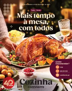 Pré-visualização Continente - Catálogo Take Away Natal: Mais tempo à mesa com todos válido de 28.10.2025