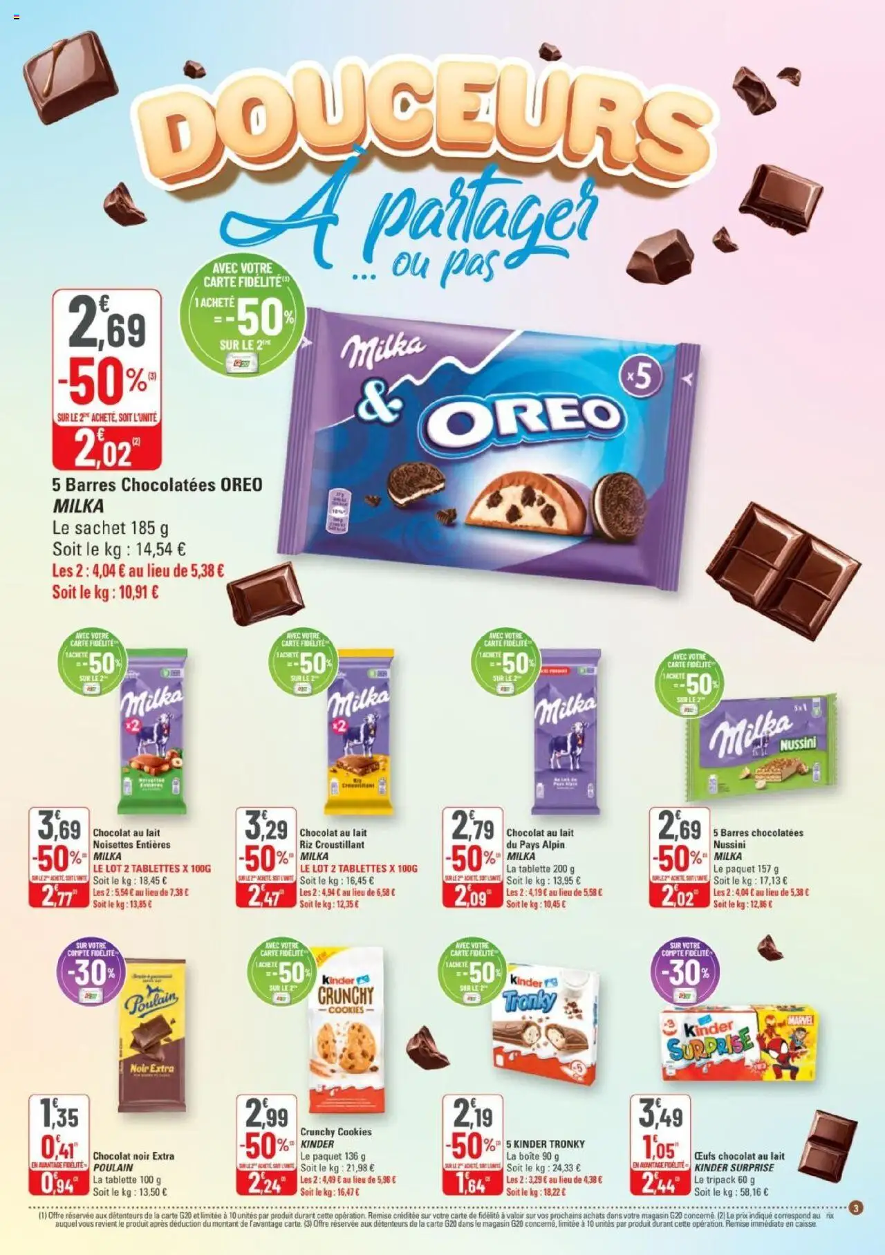  | Page: 3 | Produits: Noisettes, Cookies, Lait, Chocolat