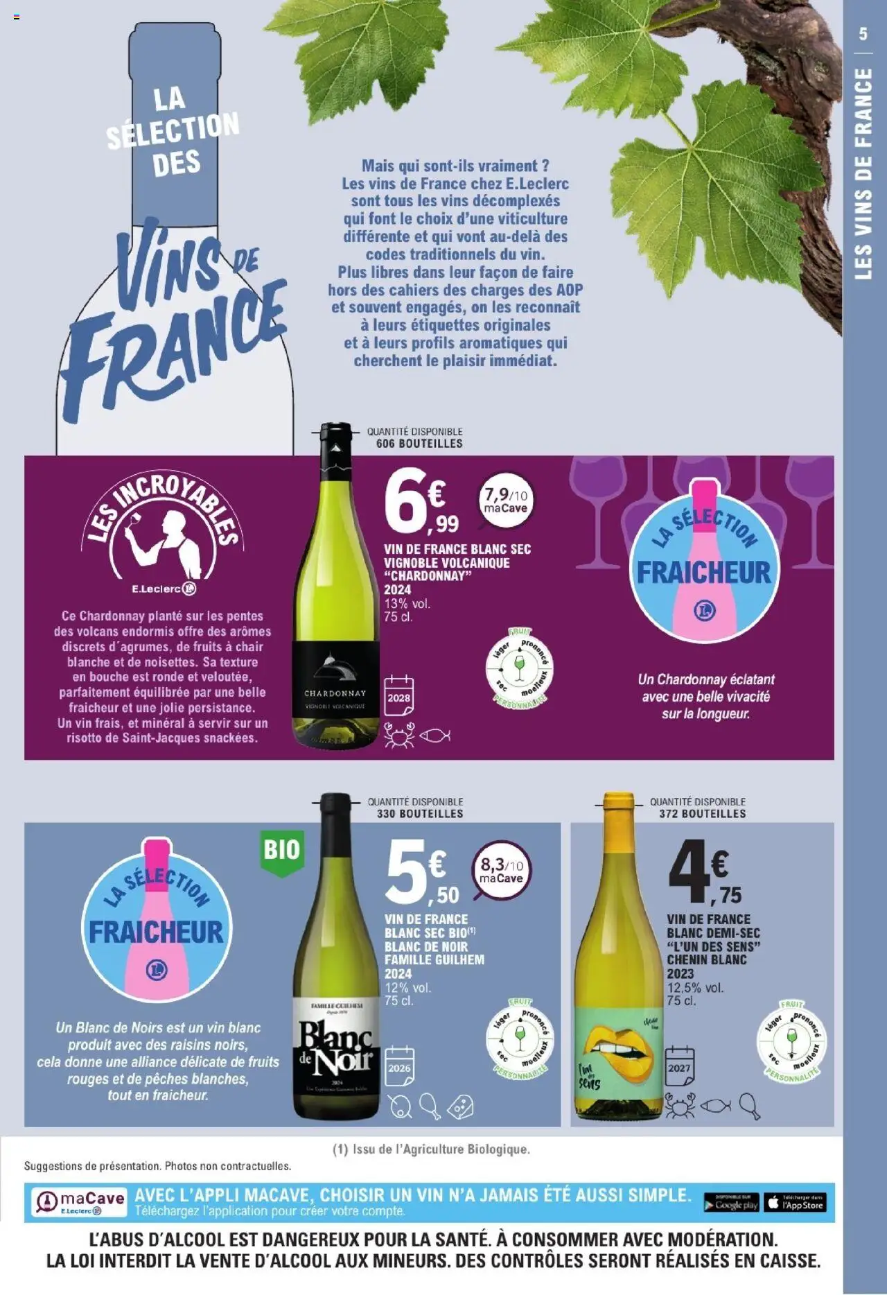  | Page: 5 | Produits: Mais, Store, Alliance, Vin