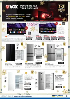 Metalac Market katalog - pregled Metalac Market kataloga - važi od 01.12.2025 | Strana: 9