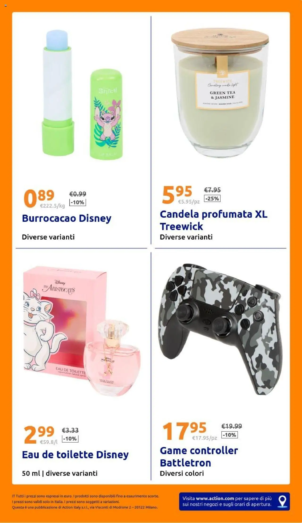 Volantino Action del 08.10.2025 | Pagina: 29 | Prodotti: Candela