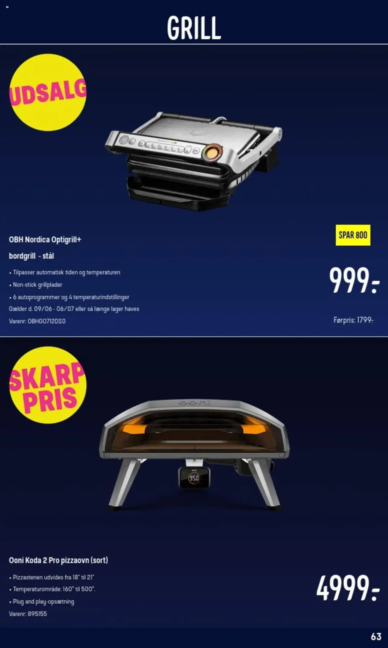 Elgiganten Tilbudsavis gyldig fra 23.06.2025 | Side: 63 | Produkter: Grill