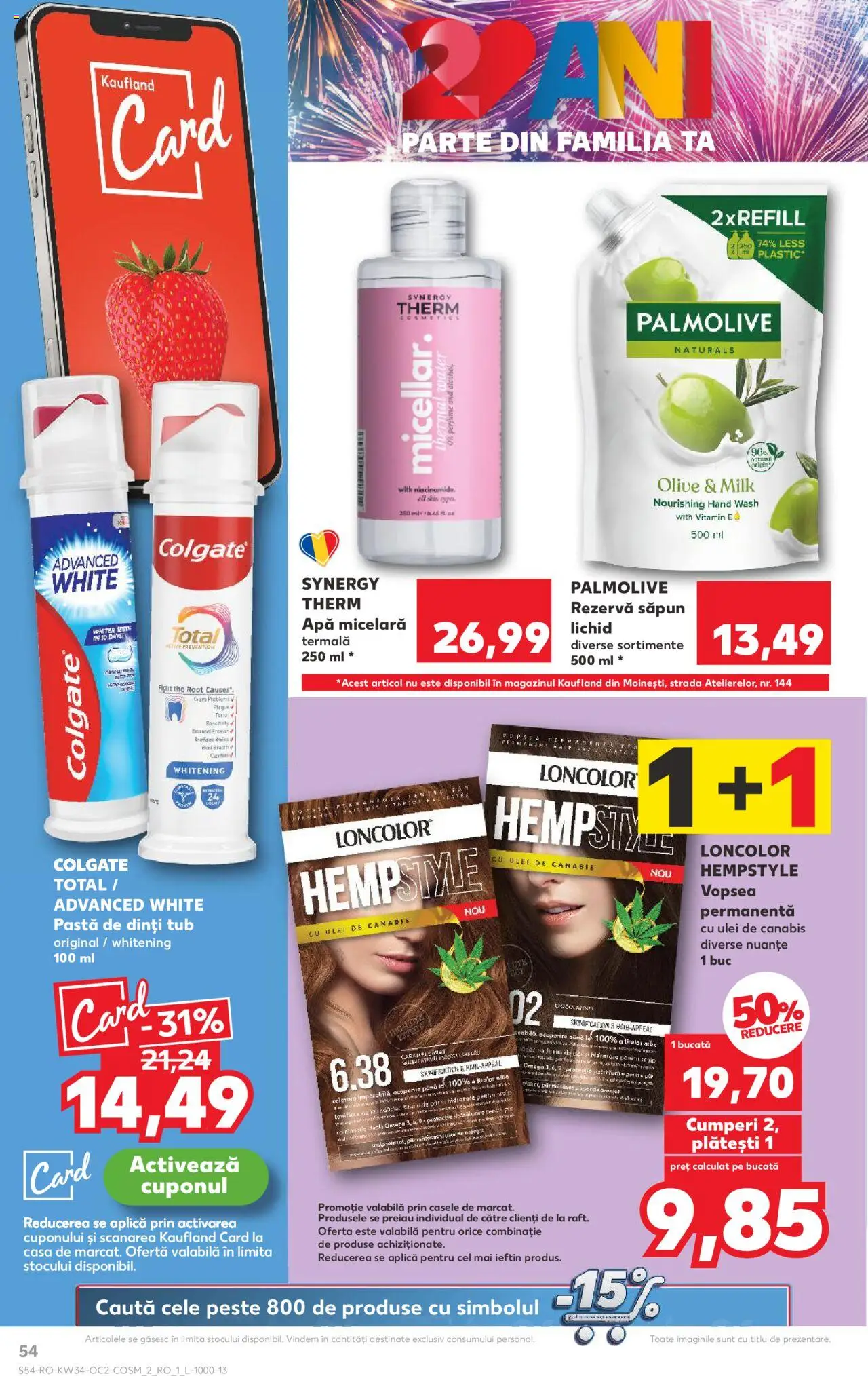 Kaufland RO akciós ujság - amely érvényes a következő dátumtól: 20.08.2025 | Oldal: 54 | Termékek: Sör