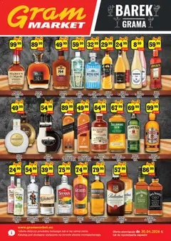 Pogląd oferty "Gram Market gazetka - Barek" - ważna od 01.04.2026