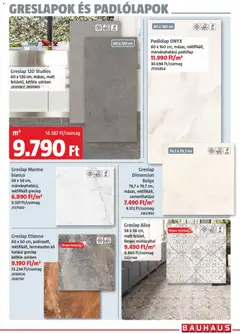Bauhaus akciós újság - amely érvényes a következő dátumtól: 05.03.2026 | Oldal: 29 | Termékek: Padlólap