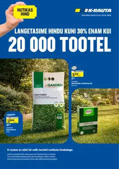 K-Rauta kliendilehe eelvaade alates 15.04.2026