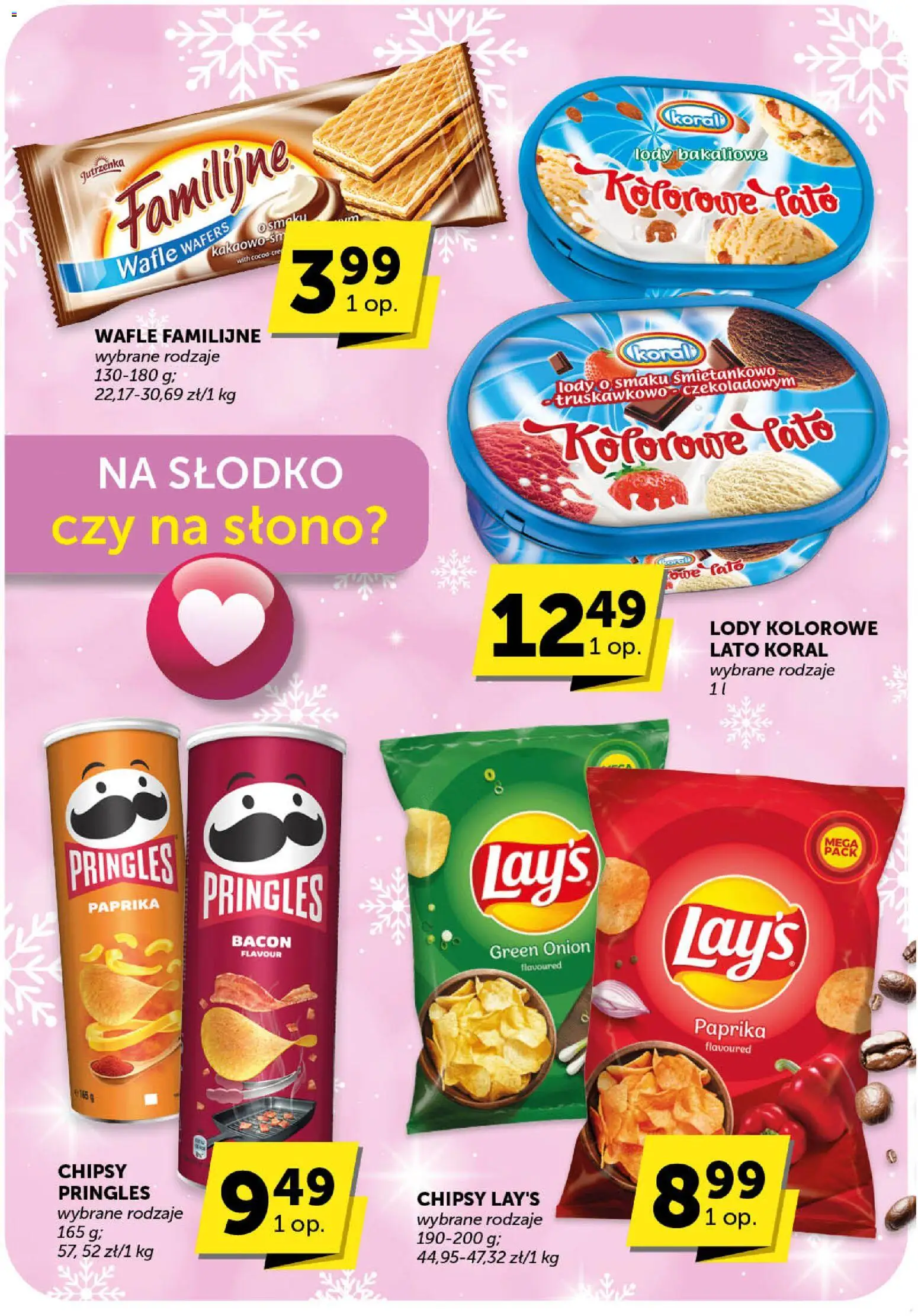 Euro Sklep Gazetka - Market od 27.12.2025 | Strona: 24 | Produkty: Chipsy, Wafle, Pringles, Lody
